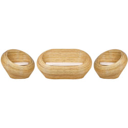 Beliani - Set di divani in vimini per esterni e interni in rattan naturale Poltrone a 2 posti con cuscini beige Maiori