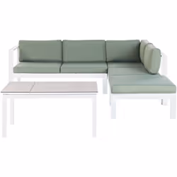 Elegante set da giardino in alluminio. Migliora il tuo giardino o patio con questo squisito set da 5 posti, ideale per creare ...