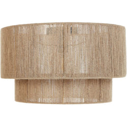 Beliani - Lampada da soffitto a sospensione Lampo di iuta Base di ferro Stile Boho naturale Doring