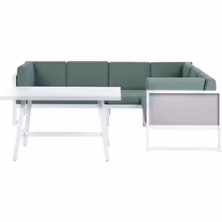 Set da giardino in alluminio. Un elegante e modulare set da salotto è un elemento essenziale per il tuo patio o giardino. Il ...