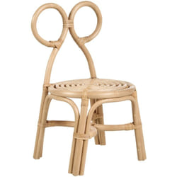 Sedia per bambini Boho per Patio Indoor Rattan Naturale Seduta Mirtia
