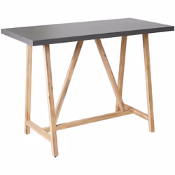Tavolo da cucina per esterni con gambe in legno. Migliora il tuo spazio esterno, in particolare i giardini tradizionali e ind ...