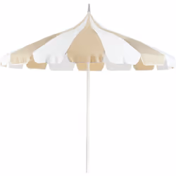 Elegante ombrellone da giardino. Questo ombrellone combina funzionalità e stile, offrendo ombra e migliorando l'aspetto del t ...