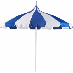 Elegante ombrellone da giardino. Questo ombrellone combina funzionalità e stile, offrendo ombra e migliorando l'aspetto del t ...