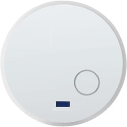 Specchio da bagno a LED argento rotondo con altoparlante bluetooth 80 x 80 cm Fixin