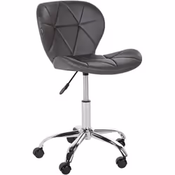 Sedia in ecopelle per ufficio. Dai un tocco di stile al tuo ufficio con questa elegante sedia. Il suo design moderno e univer ...
