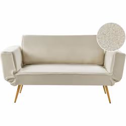 Divano letto con braccioli regolabili. Questo splendido divano unisce tendenze moderne e accenti glamour, rendendolo un'aggiu ...