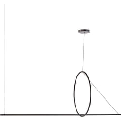 Beliani - Lampada a sospensione led in metallo nero dal Design geometrico Tamor