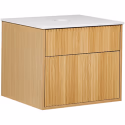 Mobiletto sospeso con cassetti. Questo moderno mobile da bagno è perfetto per aggiungere stile e funzionalità al tuo spazio.  ...