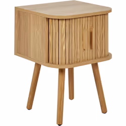 Comodino ad ante scorrevoli. Completa la tua camera da letto con questo elegante comodino che unisce un design tradizionale a ...