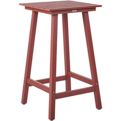 Tavolo da giardino 60 x 60 cm Giardino Patio Materiale sintetico Rosso Adirondack