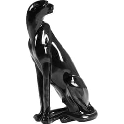 Beliani - Statuetta decorativa in poliresina Decorazione giaguaro nero Broye