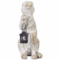 Beliani 337979-558792 statua da giardino Statua da giardino a forma di animale Ossido di magnesio Bianco 1 pz - Vista aggiuntiva 2
