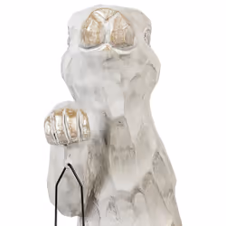 Beliani 337979-558792 statua da giardino Statua da giardino a forma di animale Ossido di magnesio Bianco 1 pz - Vista aggiuntiva 4