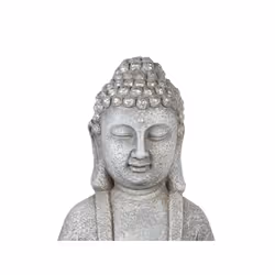 Beliani 318708-558927 statua da giardino Statua religiosa da giardino Ossido di magnesio Grigio 1 pz - Vista aggiuntiva 3