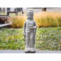 Beliani 318708-558927 statua da giardino Statua religiosa da giardino Ossido di magnesio Grigio 1 pz - Vista aggiuntiva 7
