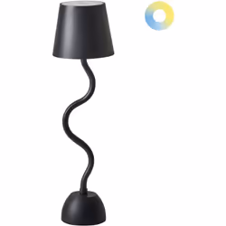 Lampada da tavolo moderna curva. Aggiungi un tocco di originalità alla tua tavola con questa lampada da tavolo dal design cur ...
