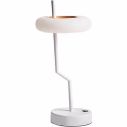 Lampada da tavolo moderna a forma di anello. Aggiungi un tocco moderno al tuo arredamento con questa lampada da tavolo dallo  ...