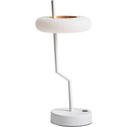 Beliani - Lampada da tavolo in alluminio bianco senza fili per interni ed esterni Alviela