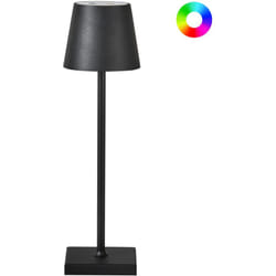 Beliani - Lampada da tavolo moderna Ferro Alluminio Interno Esterno Nero Valira