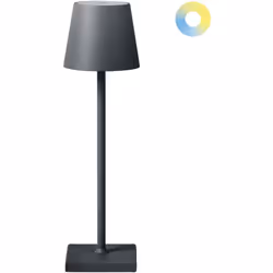 Lampada LED per interni e per esterni. Aggiungi un tocco contemporaneo al tuo spazio pranzo con questa elegante lampada da ta ...