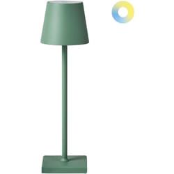 Beliani - Lampada da tavolo moderna in alluminio con interruttore a sfioramento Cavo usb di ricarica senza fili per interni all'aperto Verde Baceiro