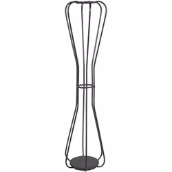 Appendiabiti decorativo per interni. Questo elegante appendiabiti in metallo presenta un design minimalista e moderno che si  ...