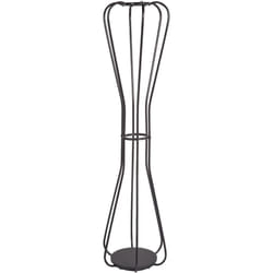 Appendiabiti moderno in metallo Vestiti per interni Guida per cappotti accessorio decorativo Argento Ordway