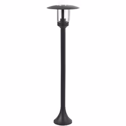 Lampione da giardino. Illumina la tua area esterna con questo moderno lampione, realizzato in alluminio e vetro per una finit ...