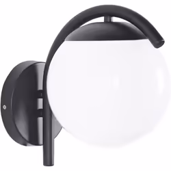 Lampada da esterno moderna. Migliora il tuo spazio esterno con questa elegante lampada da parete, realizzata in alluminio res ...