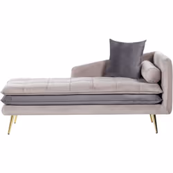 Chaise longue in stile vintage imbottita. Concediti un momento di relax dopo una giornata difficile su questa chaise longue i ...