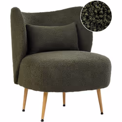 Sedia elegante con schienale curvo. Trasforma il tuo salotto in un elegante spazio per il relax o per le riunioni con questa  ...
