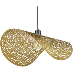 Beliani - Lampada a sospensione illuminazione con paralume in metallo Oro Krishna