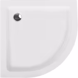 Piatto doccia tondo. Questo piatto doccia arrotondato dona un tocco pulito e minimalista a qualsiasi bagno compatto, perfetto ...