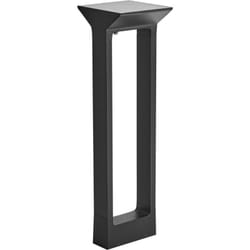 Beliani - Lampada dissuasore da giardino a led per sentieri 60 cm in alluminio nero Malden