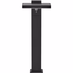 Lanterna da giardino. Illumina il vialetto del tuo giardino con questa moderna lampada a palo dal design elegante. Alimentata ...