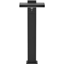 Lampada dissuasore da giardino a led per sentieri 50 cm alluminio nero Poplar