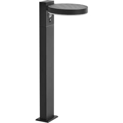 Lampada dissuasore da giardino a led per sentieri 50 cm alluminio nero Parkers
