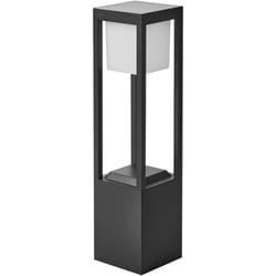 Beliani - Lampada dissuasore da giardino a led per vialetti da 60 cm in alluminio nero Loon