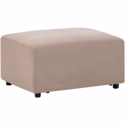 Elegante ottomana rettangolare. Questo elegante pouf unisce praticità e comfort grazie al suo tessuto resistente, alle robust ...
