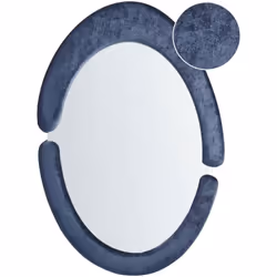 Specchio decorativo ovale. Aggiungi un tocco di sofisticatezza alla tua casa con questo straordinario specchio da parete, car ...