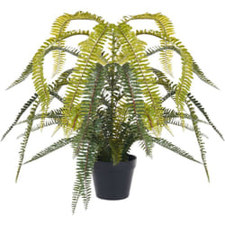 Beliani - Pianta artificiale in vaso Fern Plant Uso interno Decorazione in plastica 105 cm Fern Leaf Plant