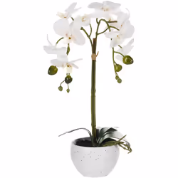 Pianta decorativa finta di orchidea. Eleva l'arredamento della tua casa con questa splendida orchidea artificiale, pensata pe ...