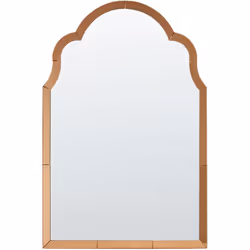 Specchio da parete in stile Art Déco. Questo specchio aggiungerà carattere a qualsiasi stanza in cui sarà appeso. Realizzato ...