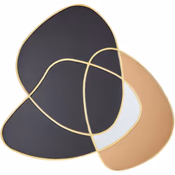 Specchio da parete in stile Art Déco. Aggiungi un tocco di glamour Art Deco al tuo spazio con questo specchio unico dalle for ...