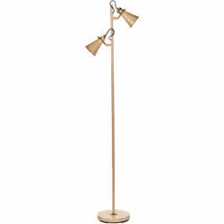 Lampada a stelo con paralumi regolabili. Illumina il tuo spazio con questa lampada da terra in stile industriale. Realizzata  ...