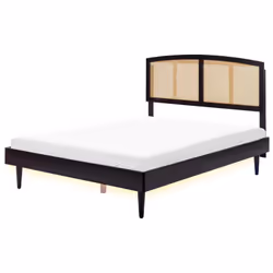 Struttura letto in legno con testiera a treccia viennese. Questa struttura letto ti garantirà un buon riposo notturno, rinfre ...