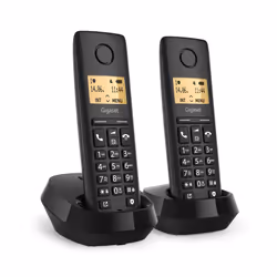 Gigaset BASIC 100 DUO Telefono analogico/DECT Identificatore di chiamata Nero - Vista aggiuntiva 2