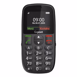 Gigaset GL395, Barra, SIM singola, 5,59 cm (2.2"), 0,3 MP, 800 mAh, Nero