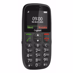 Gigaset GL395 5,59 cm (2.2") 90 g Nero Telefono per anziani